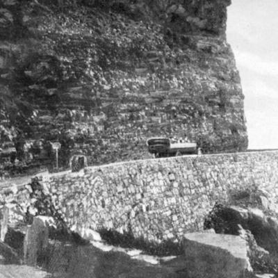 Motor Bus on Chapman's Peak Drive in 1922